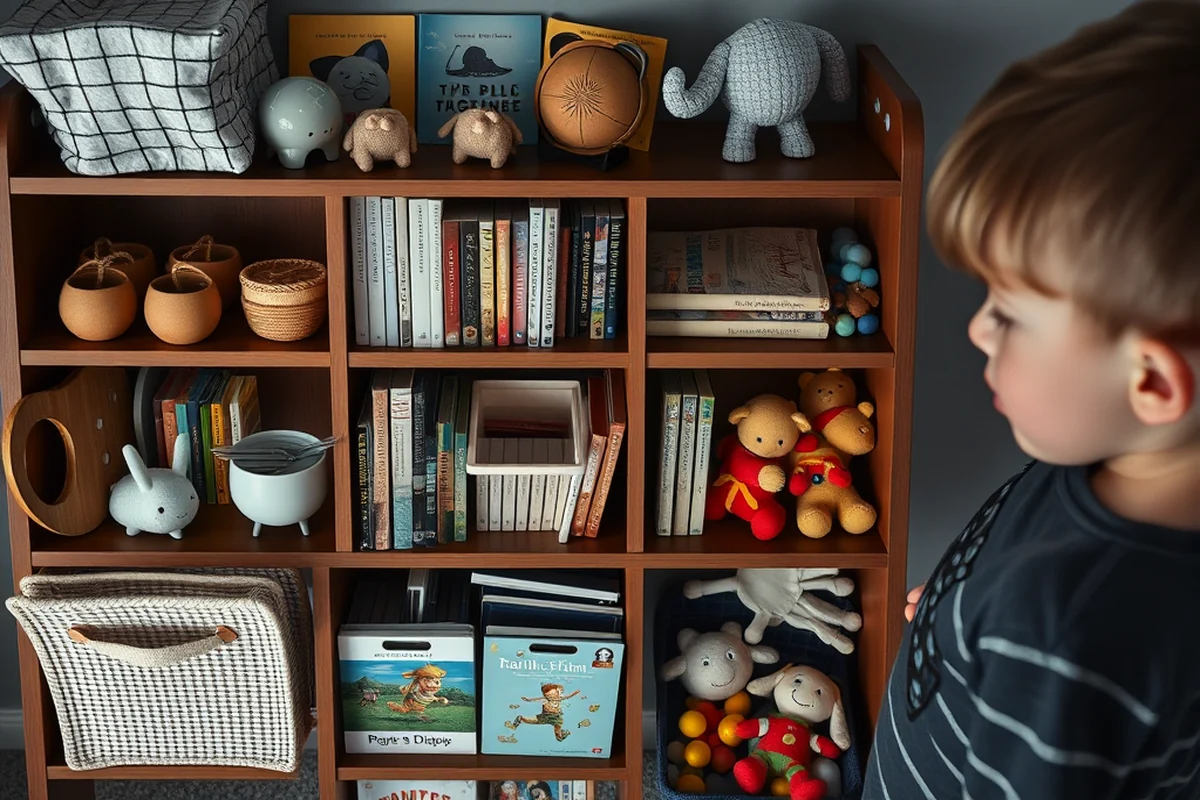 kids bookshelf and toy storage ikea — Kids Bookshelf And Toy Storage Ikea (the finished result)