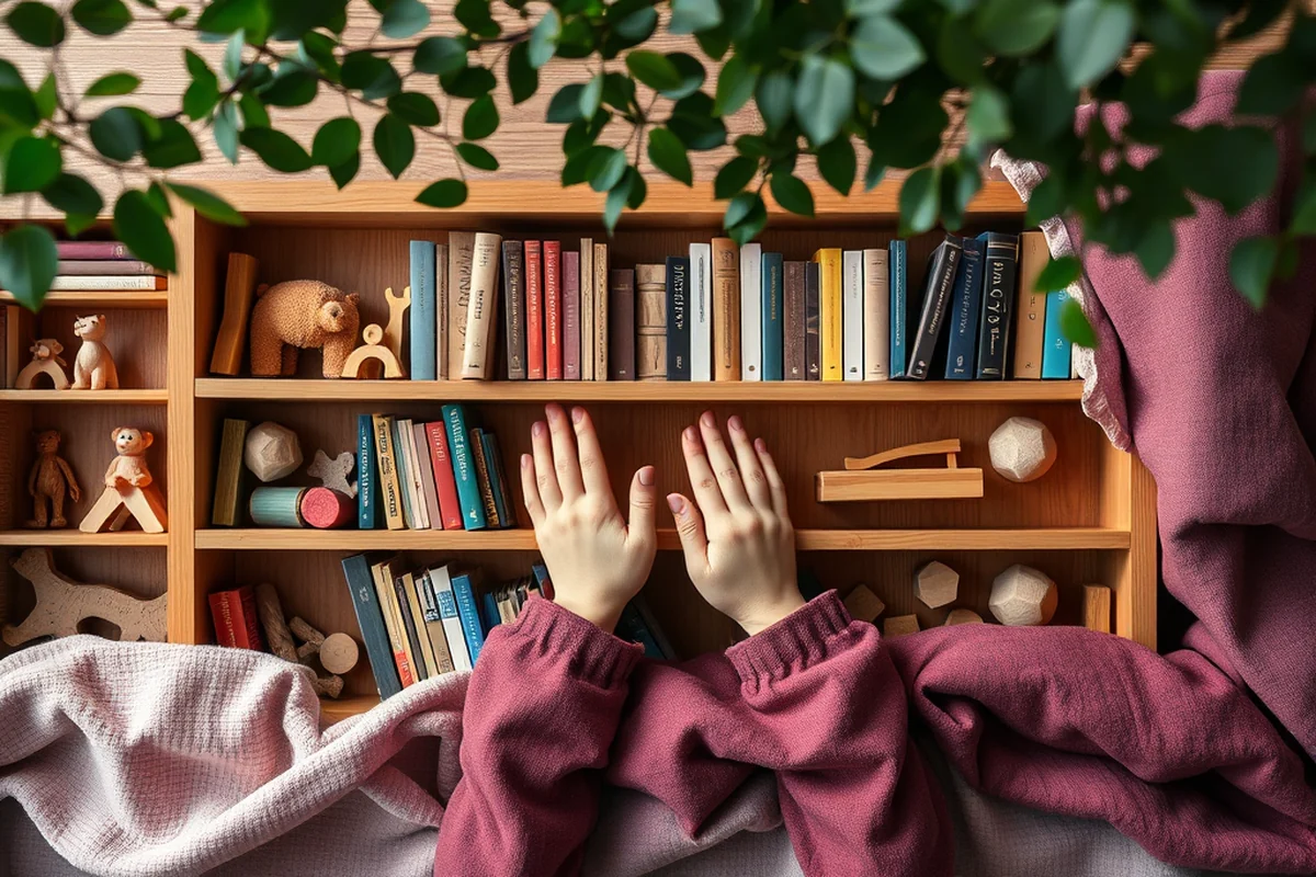 kids bookshelf for large books — Kids Bookshelf For Large Books (the finished result)