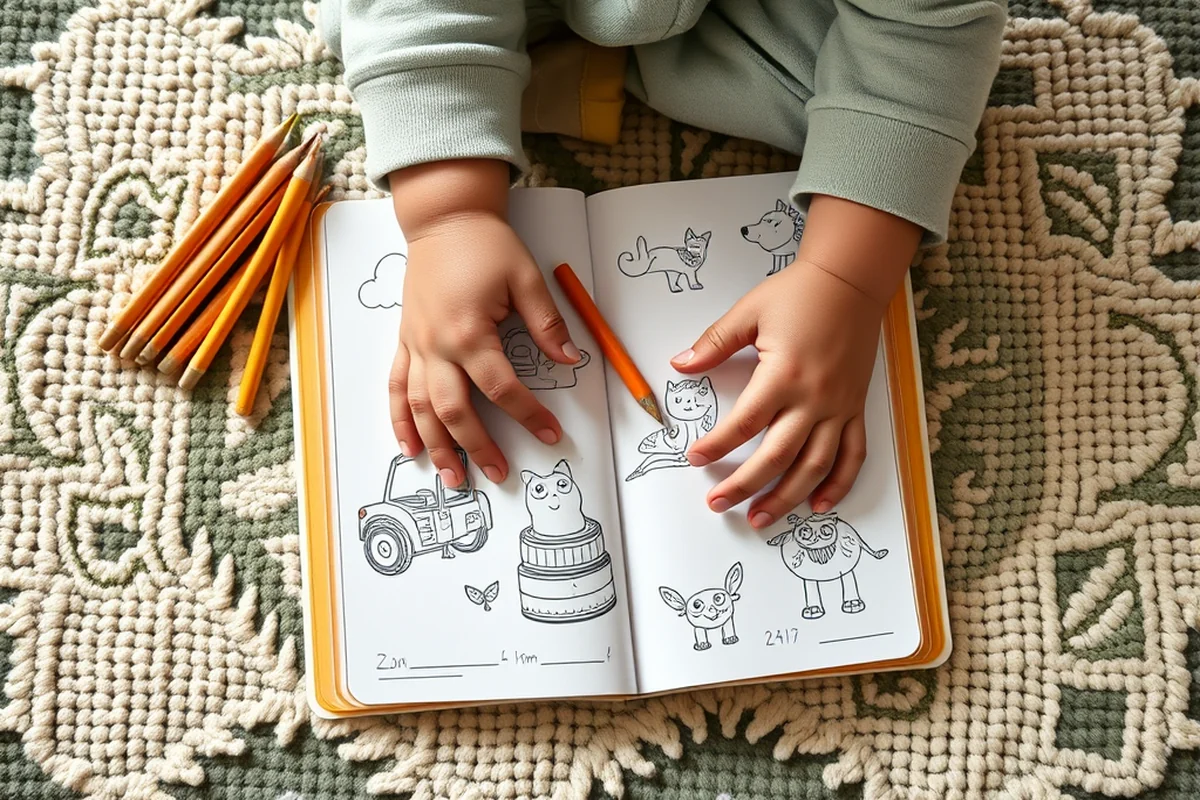kids coloring in books — Kids Coloring In Books (the finished result)